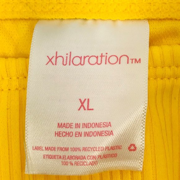 Xhilaration Women's XL 12-14 Ribbed High Leg Scoop Waist Bikini Swim Bottom New - Picture 5 of 9